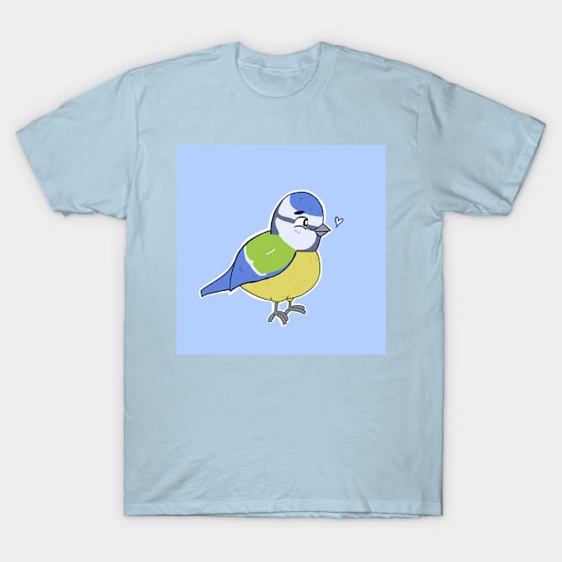 Blue Tit T-Shirt by memeowgifts